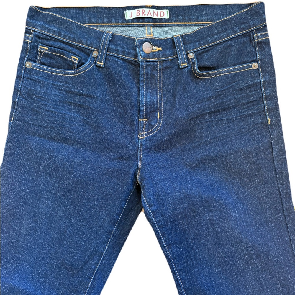 J Brand Flare Leg 800 Ink Dark Wash Jeans Sz 28 Y2K Denim Excellent Preowned - Picture 7 of 14